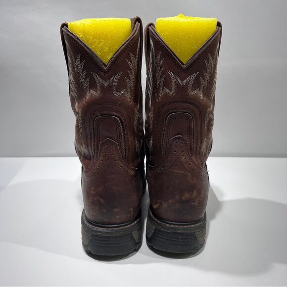ARIAT Men’s H2O WORKHOG WESTERN WORK BOOTS - COMPOSITE TOE Brown Leather… - Picture 5 of 11